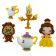 Boton decorativo 8956 la bella y la bestia 5 botones-BD0453