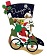 Kit k-723  bota gigante santa en bici-KI0723
