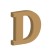 Letra d 12cm x 12mm tipografia chaparral-MD0235