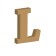 Letra l 12cm x 12mm tipografia chaparral-MD0243