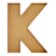 Letra k box con base para luces-MD0514