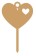 Cake topper corazon corazon 7 x 11.6 cm-MD0600