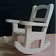 Silla mecedora mdf 14 cms x 21.5 cms x 27 cms-MD0674