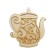 Tetera tipo vitral 28 cms x 27 cms-ML1146