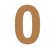 Numero 0 21cm x 3mm tipografia arial-ML1188