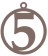 Numero 5 10cm x 11cm tipografia palatino-ML1233