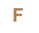 Letra f arial mini 3.5 cms-ML1548