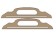 Asas para bolso modelo 2 32.5x6.5 cm-ML1621