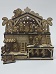 Nacimiento casita y animalitos 34.3 x 38  cms-MLN949
