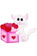 Molde no.178 gato con cubo de corazones-MO0177