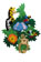 Molde no.876 adorno selva con animales                      -MO0827