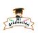 Molde no.1446 nina con crayolas mi graduacion               -MO1141