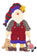 Molde n-170 santa con muñeca y oso en las manos-MO1616