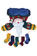 Molde n-339 santa con tendedero de calcetines-MO1783