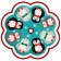 Molde n-707 pie de arbol bebes pinguino                     -MO2344