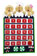 Molde n-598 calendario de galletas                          -MO4008