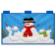 Molde n-616 estandarte munecos de nieve                     -MO4026