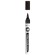 #727222 marcador aqua color brush deep black-MT0013