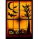 Molde w-1897 estandarte ventanal hallowen                   -MW2104