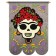 Molde w-1944 estandarte frida calavera-MW2118