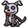 Molde w-1978 almohada perrito calavera                      -MW2125
