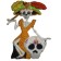 Molde w-1984 estandarte catrina                             -MW2131