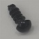 Nariz bl-01 negro 6 mm redonda-NA0056