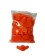 Pico plano no.1 naranja 100 piezas  2.5 cm-PC0000