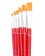 Pinceles 531 pincel naranja 6 pzas.-PI0591
