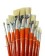 Pinceles 1811 naranja 10 pzas.-PI0594