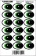Planilla 145v-45 mm ojo verde 18 pzas. nacional 45 x 31 mm-PL0264
