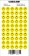 Planilla 6 cara feliz amarilla 60 pzas 15 x 15 mm nacional-PL0291