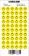 Planilla 6 cara feliz amarilla 60 pzas. nacional 15 x 15 mm-PL0291