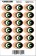 Planilla 28-i ojo verde 18 pzas. nacional 60 x 45 mm-PL0299