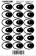 Planilla 145n-45 mm ojo negro 18 pzas. nacional 45 x 31 mm-PL0310