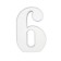 Numero 6 unicel 15 cm-UN0031