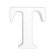 Letra t unicel 15 cm-UN0055