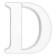 Letra d en unicel arial bold 24 cms-UN0076
