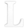 Letra l en unicel arial bold 24 cms-UN0084