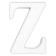 Letra z en unicel arial bold 24 cms-UN0099