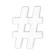 Simbolo # unicel 15 cm-UN0116